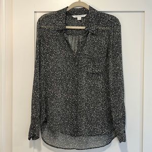 Diane von Furstenberg Black & White Blouse
